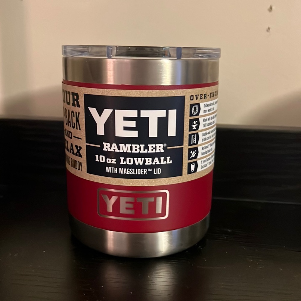 NWT Yeti Harvest red 10oz lowball